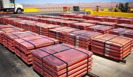 Cobre se encamina a cerrar con un alza semanal de casi 2% Cobre se encamina a cerrar con un alza semanal de casi 2%