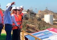 Ministra Cayetana Aljovín inspeccionó avance de construcción en Talara