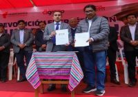 MINEM suscribe contrato para la masificación de gas natural en Huancavelica