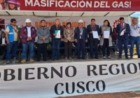 MINEM suscribió el contrato para proyecto de masificación de gas natural en la región Cusco