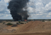 Fiscalía destruye maquinaria pesada dedicada a la minería ilegal en comunidad nativa en Madre de Dios