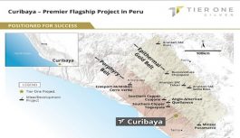 Tier One Silver comenzará un programa de perforación en su proyecto insignia de alta ley, Curibaya, en el sur de Perú.